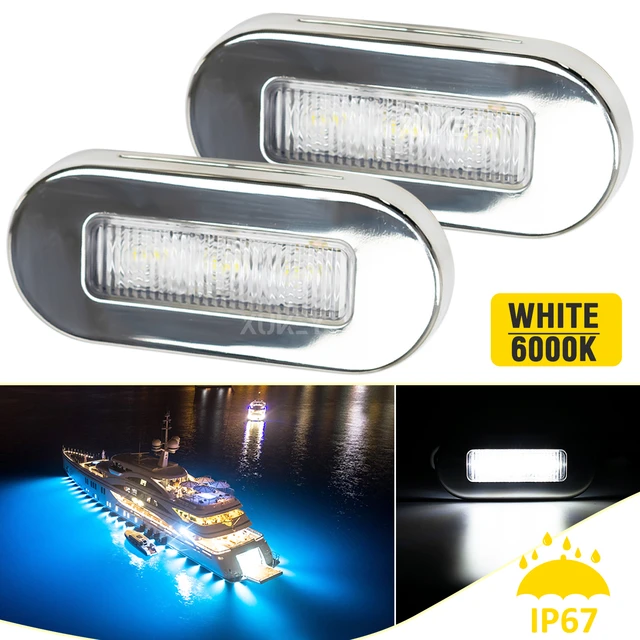 Boat Night Fishing Light Courtesy Deck Interior Lamp Yacht for