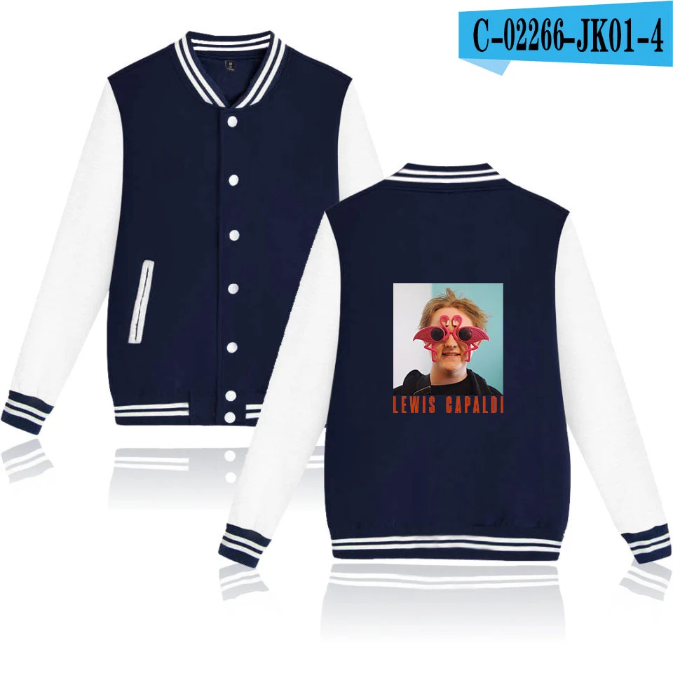Lewisapaldi бейсбольная форма мужская одежда Harajuku Slim fit хлопковая модная бейсбольная куртка кэжуал - Цвет: navy blue