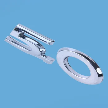 

DWCX 3D "5.0" Letters Trunk Fender Badge Emblem Sticker Decal Logo Trim Plastic Fit For Jaguar XF XE XJ F-PACE