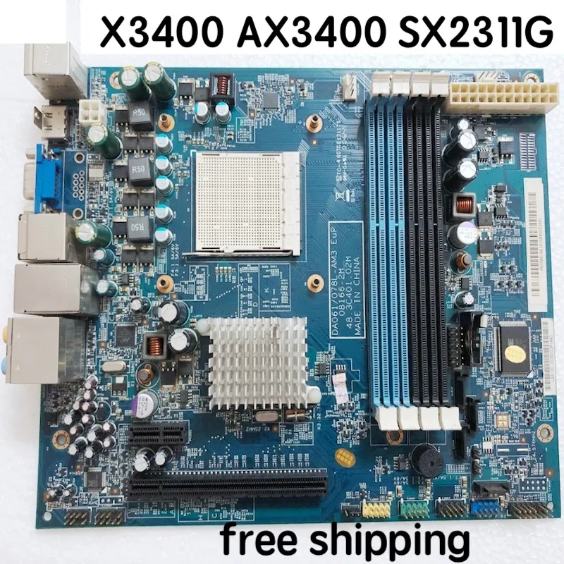

08166-2M 48.3C401.02M For ACER X3400 AX3400 SX2311G motherboard DA061/-078L-AM3 Mainboard 100%tested fully work
