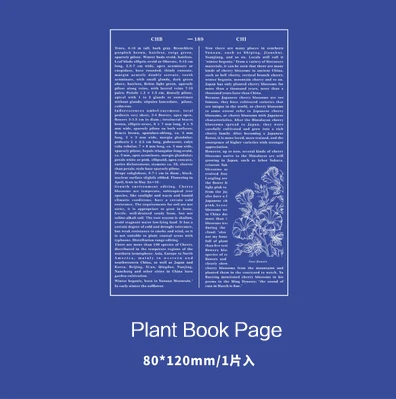 plant book page Креативный цветок резиновые прозрачные штампы Прозрачная силиконовая печать штампы Diy ручной работы скрапбук фотоальбом Декор товары для рукоделия - Цвет: plant book page
