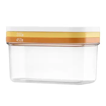 

Kitchen Storage Butter Box With Lid Sealing Cutting Food Storage Box Rectangle Container Cheese Food Home Portable Keeper Dish