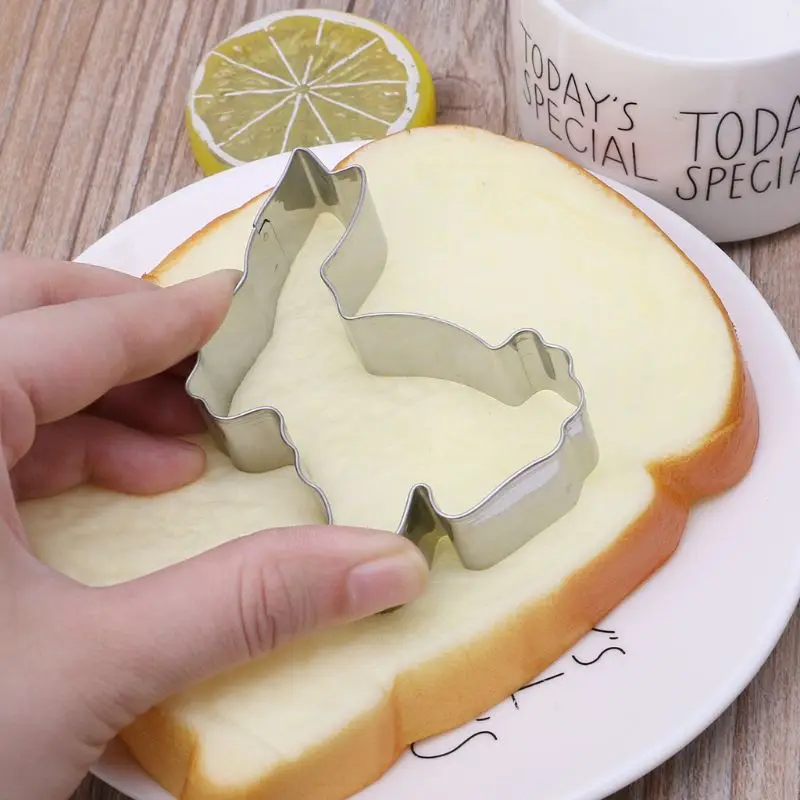 

1pc Easter Rabbit Bunny Stainless Steel Cookie Cutter Cake Baking Chocolate Mold Fondant Pastry Biscuit Mould DIY Crafts Tools