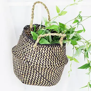 

Seagrass Basket Belly Basket For Fiddle Leaf Home Decor Plant Pot Cover Fiddle Fig Tree Planter Home Organization