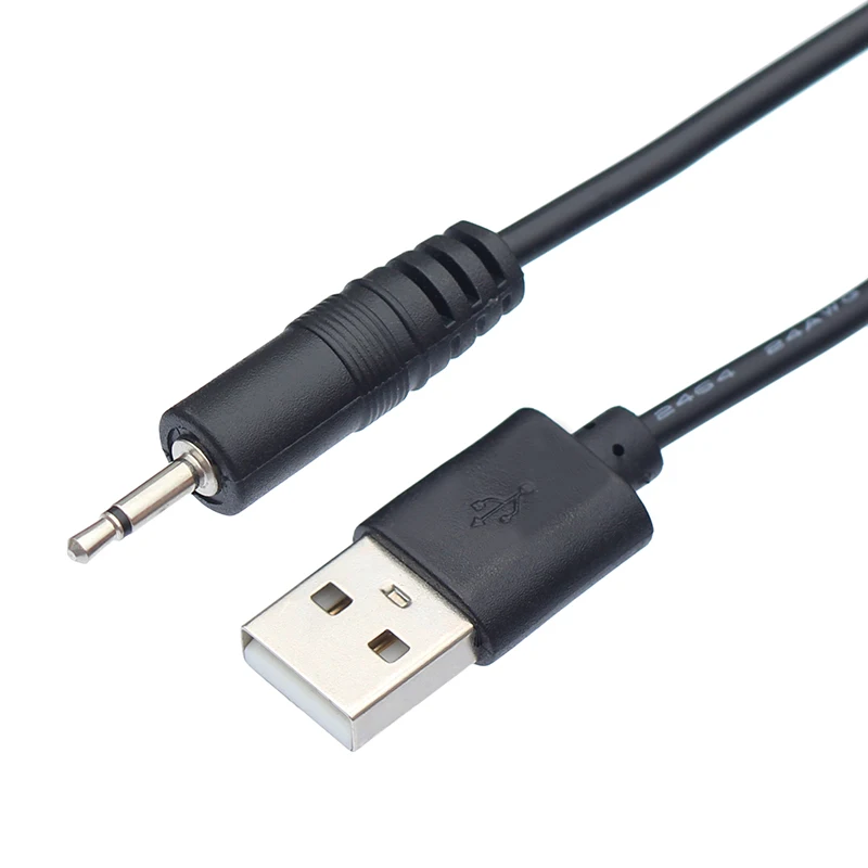 2.5mm Mono Male to USB Power Cable 2 Pole Jack 2.5mm to USB Charging Cable 1M charging cable usb charging cable