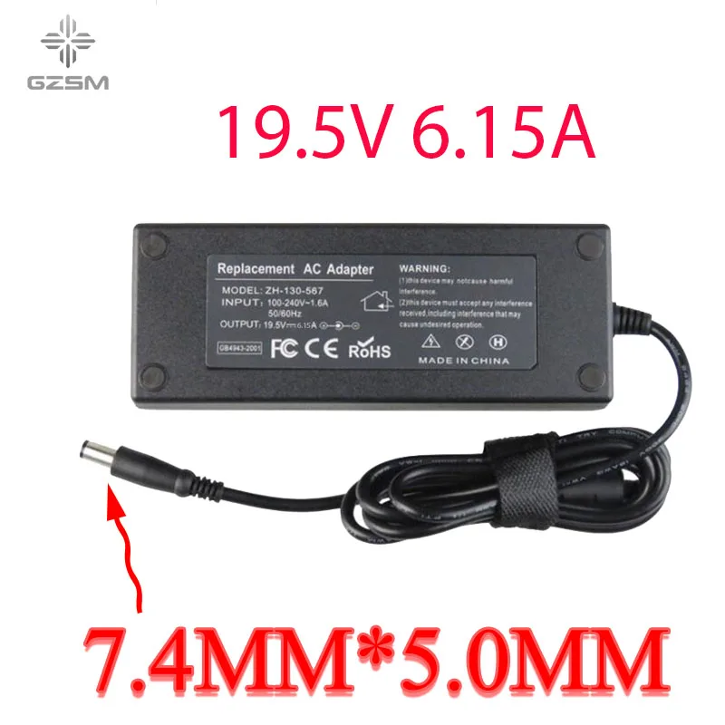 19.5V 6.15A Laptop power Supply For HP LA25 Adapter Envy 17T-1000 DV6 DV7 Charger Pavilion 15-bc000 HSTNN-DA25 AC | Компьютеры и офис