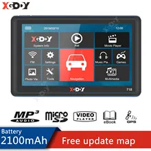 Xgody GPS-навигатор для автомобиля 7 дюймов 128 + 8 Гб, GPS-навигатор для грузовика, сенсорный экран, Fm, Россия, Европа, Америка, Бесплатная карта 2020, GPS для автомобиля Xgody GPS-навигатор для автомобиля 7 дюймов 128 + 8 Гб, GPS-навигатор для грузовика, сенсорный экран, Fm, Россия, Европа, Америка, Бесплатная карта 2020, GPS для автомобиля