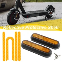 

2Pcs Rear Wheel Hub Cover Reflective Protective Safty Shell for Xiaomi Electric Scooter M365/Pro 2/1s Scooter Accessories