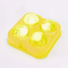 Хоккейная форма для хоккея, 4 отверстия, хоккейная форма, сферический лед, чашка, маленькая сетка, круглая форма