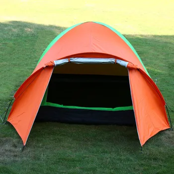 

Ultralight 3-4 Person Camping Tent，Double Layer Windproof Waterproof Anti-UV Outdoor Outing Picnic Party Hiking Tourist Big Tent