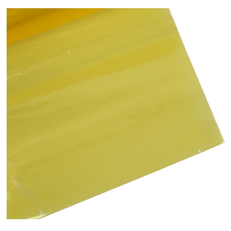 Yellow Car Tail Fog Head Light Headlight Tint Film Cover 30x60cm