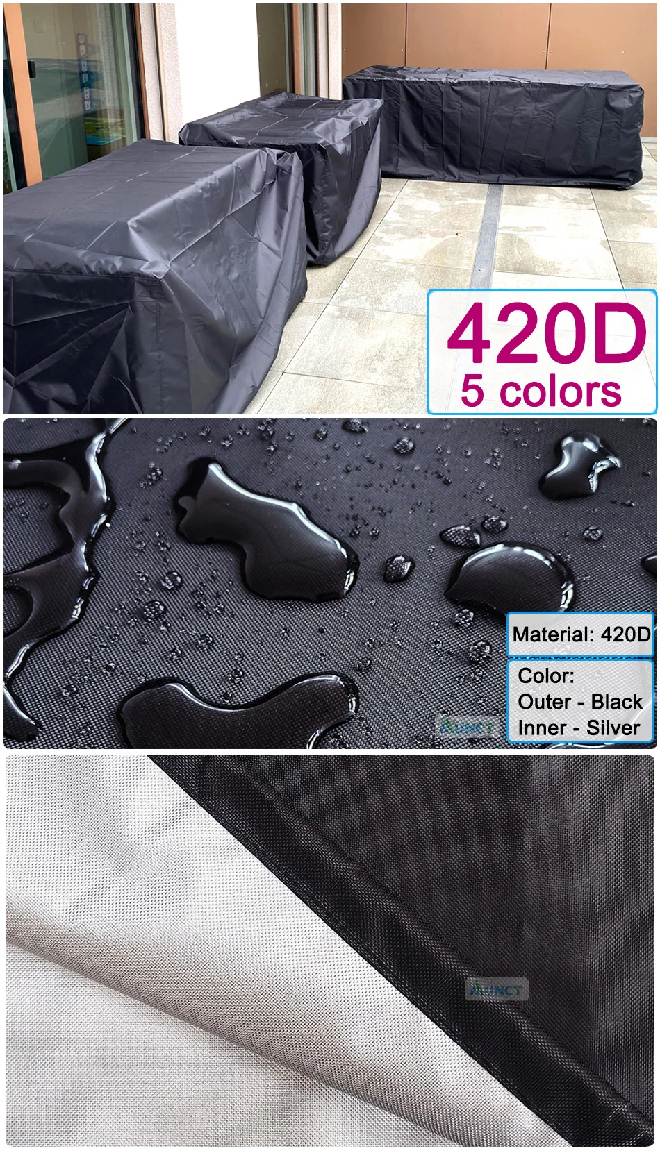 personalizado oxford mobiliário capa para mesa cubo cadeira sofá cozinha rattan impermeável chuva jardim pátio bbq capa dustproof