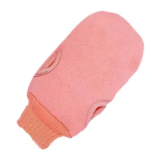 

Open-ended men's and women's bathing and scrubbing pure color cute bathing gloves
