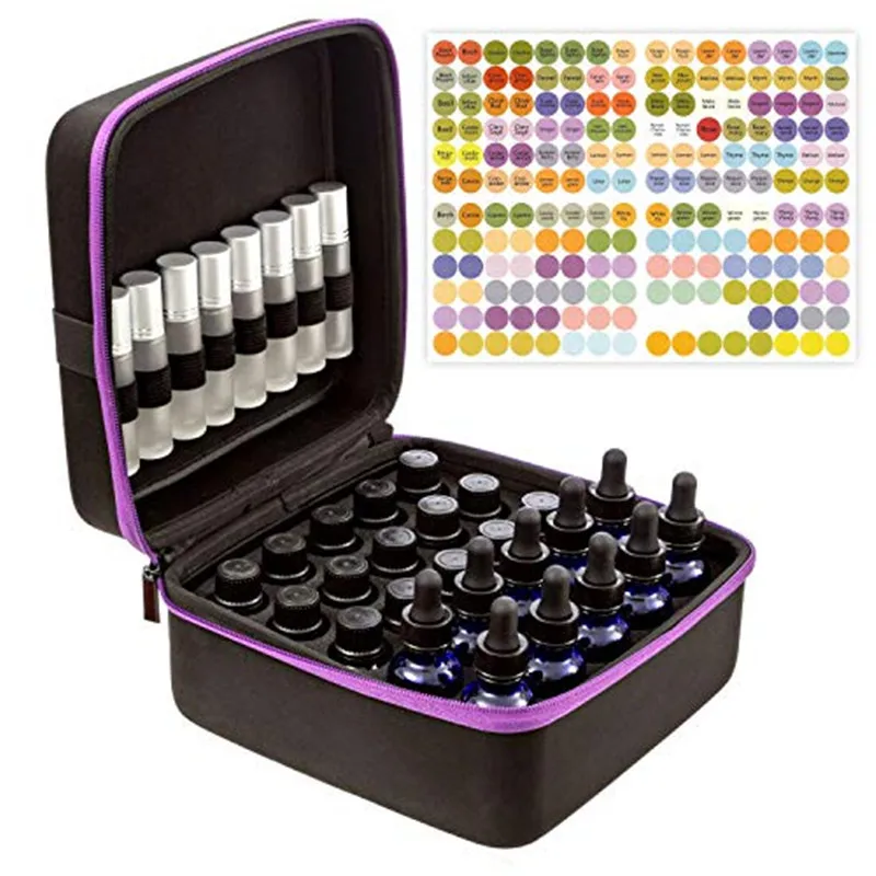 

Portable Essential Oil Case Carrying Holder 30 Bottles 15ml Perfume Oil Nail Polish Organizador Storage Bag Storage Box Travel