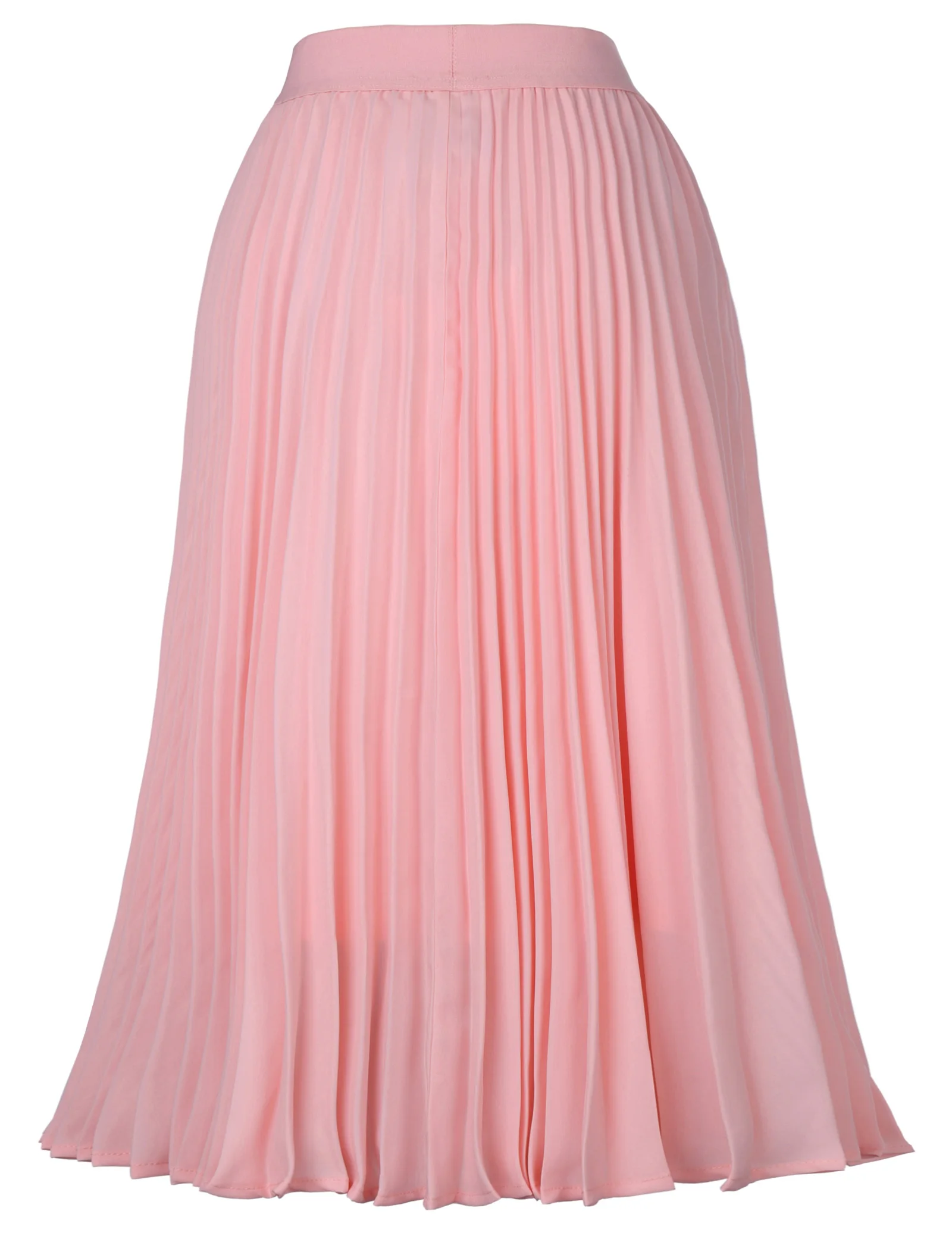 Kate Kasin модная женская плиссированная однотонная длинная эластичная юбка с высокой талией, винтажные Элегантные повседневные вечерние длинные юбки для девушек
