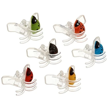 

AFBC 30 Pcs Orchid Clips, Ladybug Plant Clips, Garden Support Clips Durable Plant Flower Stem Clips,Garden Tomato Trellis Clips