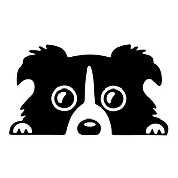 

Collie Dog Pattern Reflective Pet Dog Car Sticker Anti Scratch Stickers for Car Window Truck Car Body Sticker Vinyl Decal