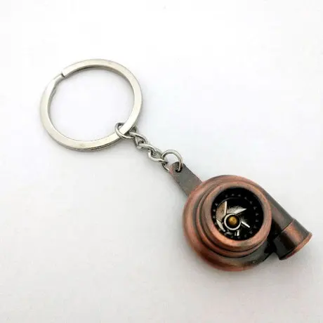 Турбо брелок в виде турбокомпрессора аксессуары - Название цвета: Copper color