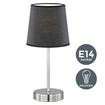 

E14 Remote Control Desktop Free Stand Bedroom Table Lamp Color Changing Timing Cloth Lampshade Reading Adjustable Smart WIFI