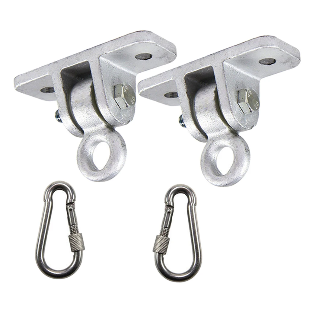 2 Pair Heavy Duty Swing Mount Aerial ers Hammock Hooks For Yoga Strap Home Hammock Punching Bag hammock fittings,heavy duty hook