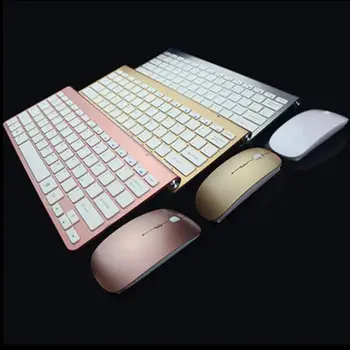 

Rechargeable Russian Wireless Keyboard And Mouse English Standard Keyboard Silent Mouse Ergonomic Mice Slim Keyboard Mouse Set
