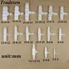 Mejores Ofertas Conectores reductores en T para acuario, accesorios de bomba de aire, aireador, riego por goteo, junta de manguera Pagoda, 12, 14mm a 4-10mm, PP, 1 Uds. aVjqBYezA