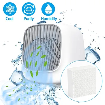 

Summer Mini Fan Personal Water-cooled Humidifier Air-Cooled Air Conditioning Fans Portable Air Conditioner Portable Fan Z0514