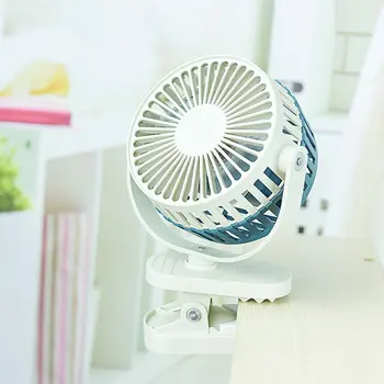 

Mini USB Fan Portable 360 Rotation Adjustable Wind Speed Clip Fan USB Rechargeable Cooling Fan For Home Office
