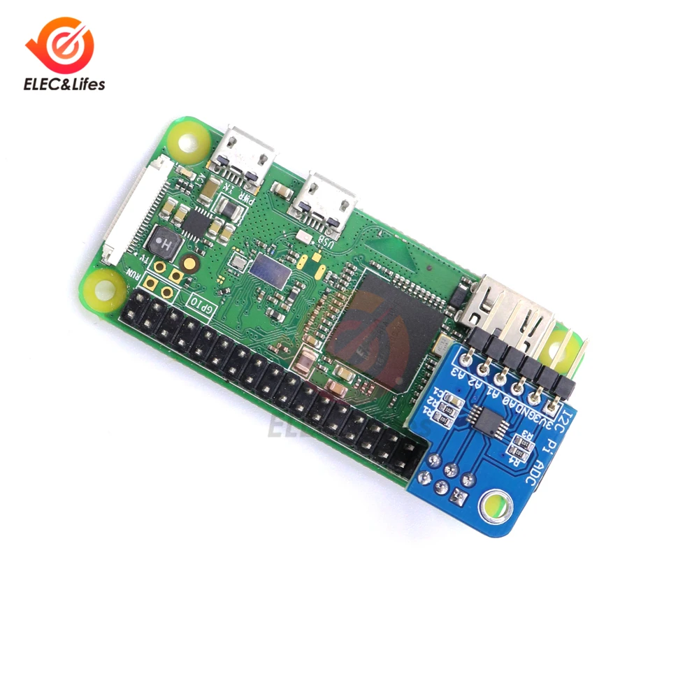 3,3 V ADS1115 I2C Pi модуль АЦП аналогового сигнала 16-бит Высокоточный аналоговый/цифровой преобразователь модуль для Raspberry Pi