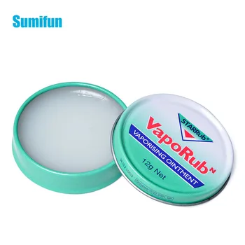 

1pcs 12g Cool Ointment Refresh Mint Oil Muscle Rub Aches Cream Anti-itching Headache Nasal Pain Relief Tiger Balm Plaster P0061