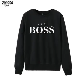 

New Fashion Women Casual O-Neck Long Sleeve Hips Length Prints Pullover None Sweatshirt Pullover, Regular fit