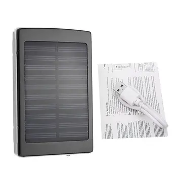 

Portable Size 50000mAh Large Capacity Solar Panel Power Bank Outdoor External Battery Charger for Smartphones Promotions New hot