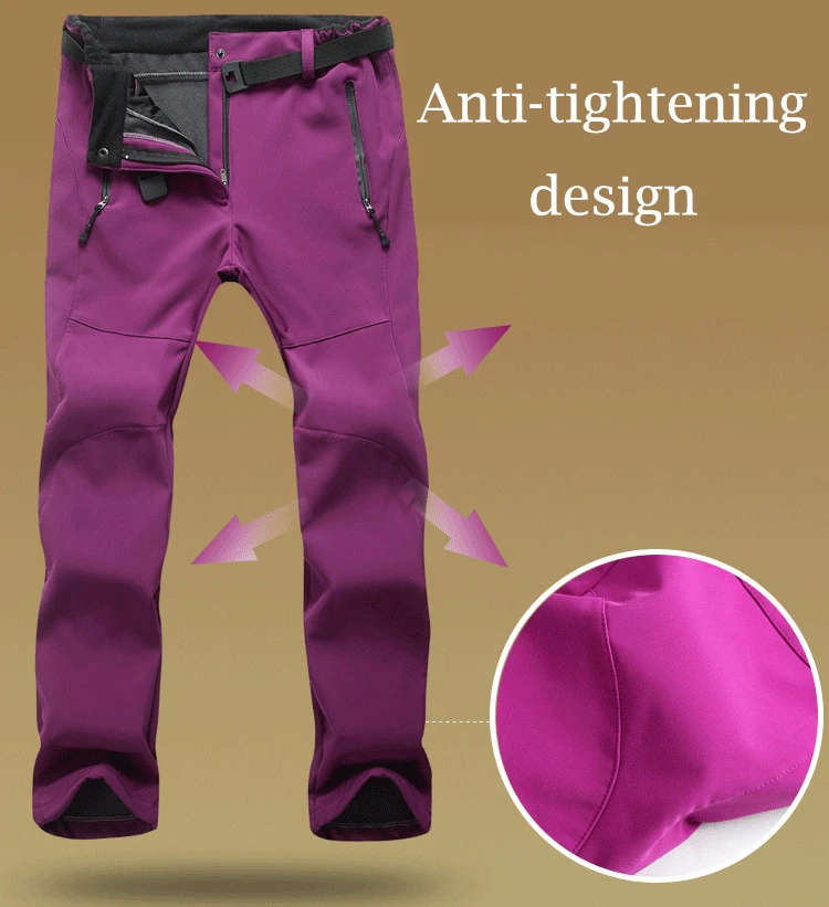 Women Winter Warm Fleece Trekking Pants Assault Waterproof Cargo Softshell Autumn Casual Trousers Camping Fishing Pants WAP06 cargo capris