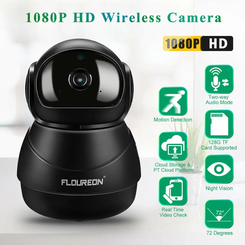 IP камера видеонаблюдения 1080P HD H.264 Wi Fi 2 0 МП|Радионяни| |