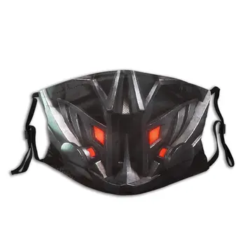 

Mortal Kombat Kabal 2 Unisex Reusable Face Mouth Mask Pattern Anti Haze Protection Mask Respirator with Filters