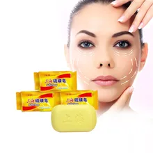 Очищающее мыло лечение грибкового дерматита и акне лечение мыла отбеливание и увлажнение кожи лица и всего тела