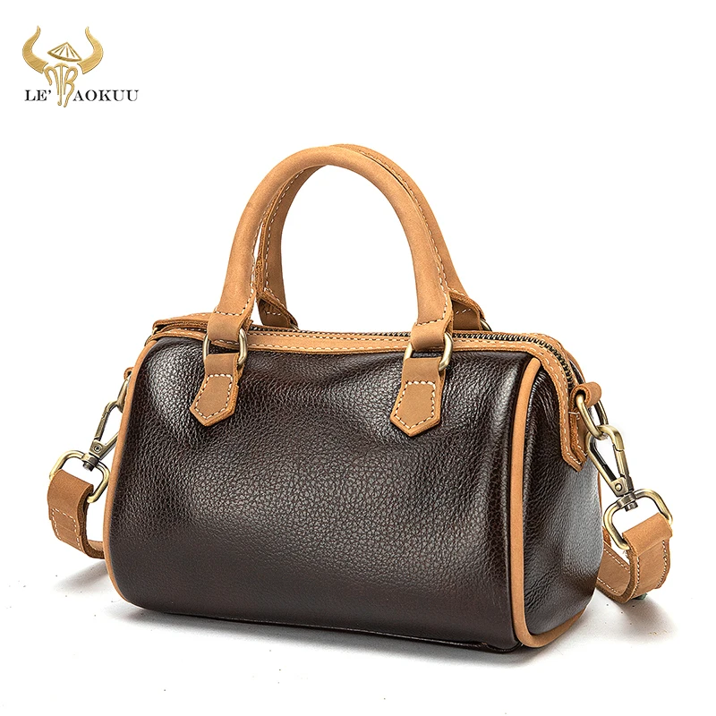 

Real Original Leather Famous Brand Luxury Ladies Retro Mini Over The Shoulder bag Women Designer female Satchel Tote bag 317