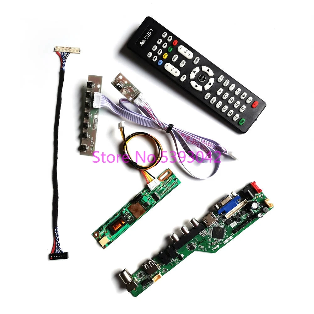 Для B154EW01 V.5/V.6/V.7/V.8/V.9/V.C LVDS 30-контактный 1280*800 сигнал аналоговый-1 шт. с холодным