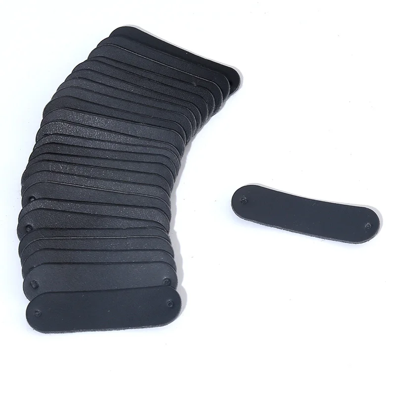 20pcs Blank PU Leather Labels For DIY Clothes Handmade PU Leather Labels DIY Hats Bags Sewing Tags Garment Accessories