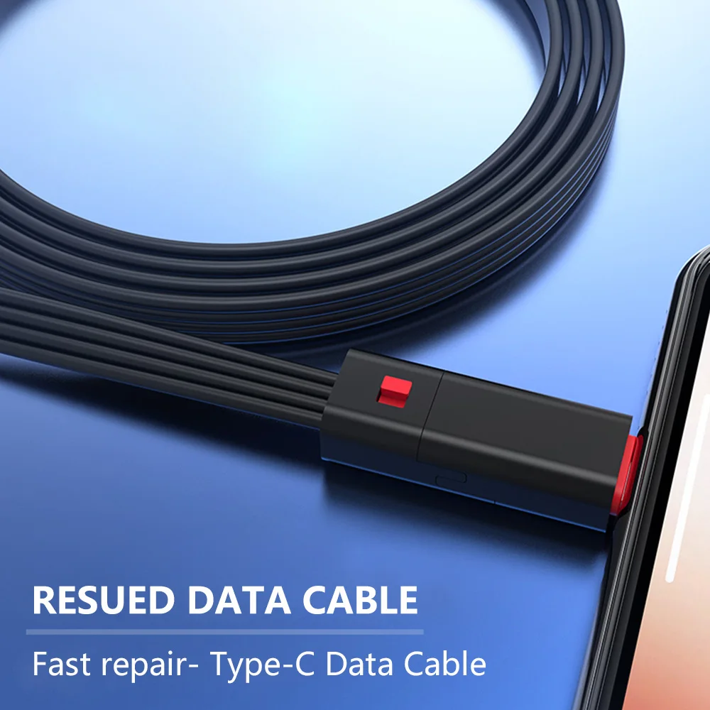 

Reused USB Cable Type-C Repairable Fast Charging Cable For Xiaomi/Huawei/Meizu/Samsung Reusable USB Cable 1.5m