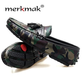 

Merkmak Men'S Fashion Casual Shoes A Pedal Low To Help Flat Lazy Peas Camouflage Casual Shoes Men British Driving Footwear