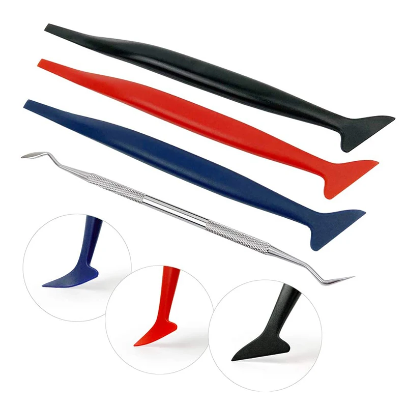 US $25.99 14 Pcs Window Tint Tools Car Carbon Foil Vinyl Wrap Film Squeegee Tool Kit Motor Car Sticker And Decals Wrapping Scraper Set