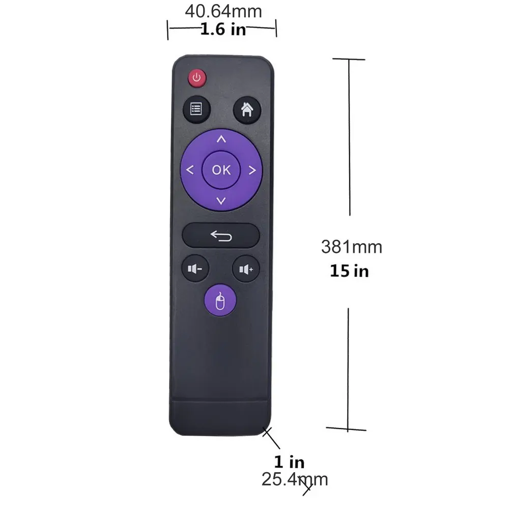 IR Remote Control for H96 MAX 331/ Max X3 /MINI V8/ MAX H616 Smart TV Box Android 10/ 9.0 4K Media Player Set Top box Controller 6