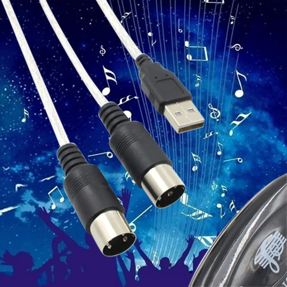 Высокое качество MIDI клавиатура ПК адаптер USB Midi аудио интерфейс Запись музыки микшер аудио конвертер для микшерных консолей