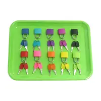 Kids Children Montessori Locks Keys Puzzle Unlocking Game Early Educational Toy 1