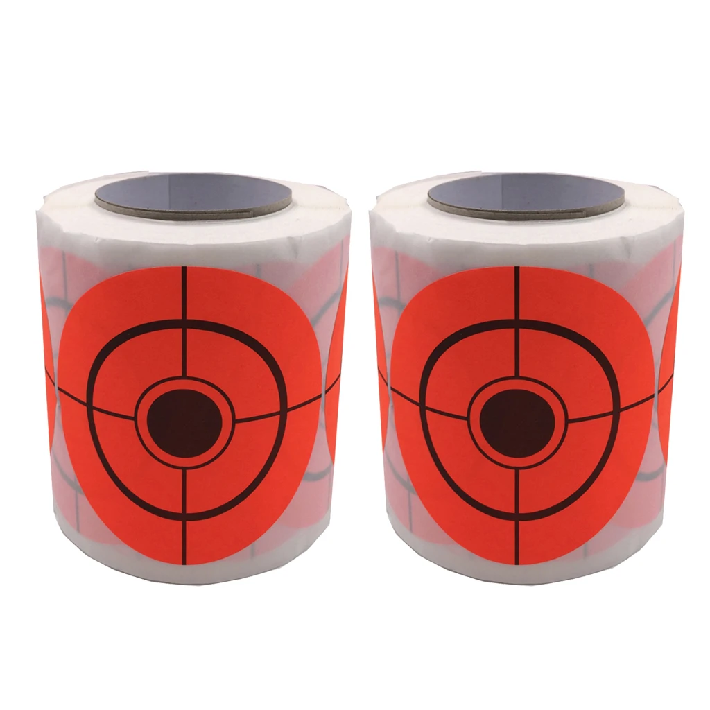 500 Lot High Visibility  Targets Self Adhesive For  Practice