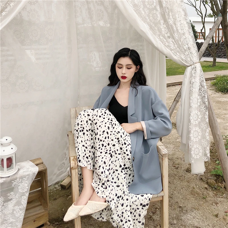 Heydress осенние однотонные однобортные женские куртки блейзер с надрезом воротник женские костюмы пальто элегантные рабочие мужские костюмы