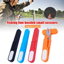

Fishing Line Scissor Portable U Shape Scissor Beading Thread Cutter With Cap Non-Slip Sewing Scissor Cutting Tool Accessories