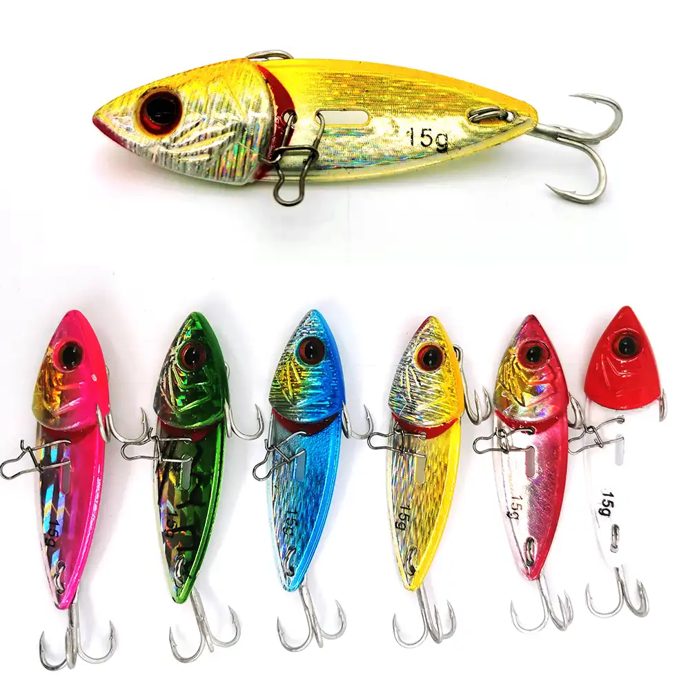 1個金属vibスピナースプーン釣りルアー遅いiscaペスカjigg鋳造魚リードペシェ餌海鯉ロック釣り10g15gタックル 釣りルアー Aliexpress