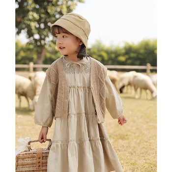 

2020 New Arrival Baby Girls Waistcoat Fashion Spring Baby Girls Vests 1-6t